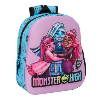 Monster High 3D Mochila Lila/Azul