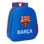 Mochila Infantil F.C. Barcelona 3D Azul LaLiga Oficial SuperMochilas