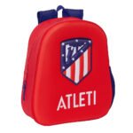 Mochila Atco. Madrid 3D Roja Infantil | Licencia Oficial LaLiga SAFTA