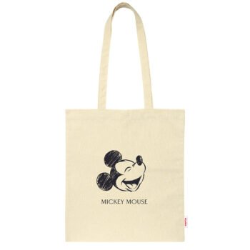 Disney Mickey Mouse Tote Bag Algodón Natural