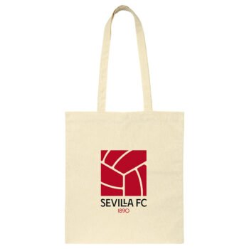 Tote Bag Oficial Sevilla Fc LaLiga Algodón Natural/Beige SAFTA