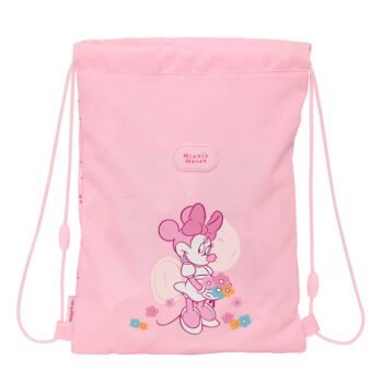 Saco Plano Junior Disney Minnie Baby Rosa Claro Oficial SAFTA