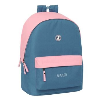 El Pulpo Indigo Mochila Doble Portátil 15,6" Rosa Claro SAFTA