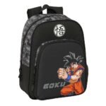 Mochila Infantil Dragon Ball Adaptable a Carro SAFTA NEGRO