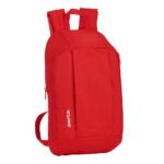 Articulos Safta Mini Mochila Cremallera Vertical Safta Rojo