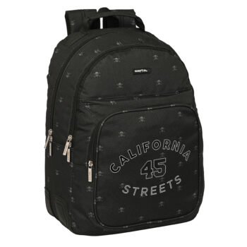 Articulos Safta California Mochila Doble Adaptable a Carro NEGRO