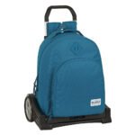 Blackfit8 Egeo Mochila con Carro AZUL - Ideal Escolar Safta