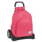 Mochila Escolar Blackfit8 Fresa con Carro Evolution Rosa