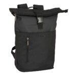 Safta Business Black Mochila Solapa Portátil 15,6'' Adaptable Negra