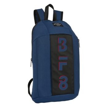 Blackfit8 Urban Mini Mochila Escolar Reciclable Nylon Negro/Azul