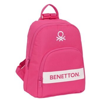 Benetton Mini Mochila Infantil Raspberry Rosa Fucsia SAFTA Oficial