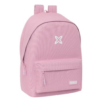 Mochila Doble Munich Básicos Rosa Portátil 15.6" con USB