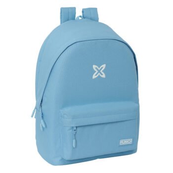 Munich Básicos Mochila Doble Portátil 15,6" USB Azul