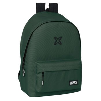 Munich Básicos Mochila Doble Portátil 15,6" USB Verde