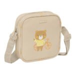 Articulos Safta Preescolar Osito - Bolsito Bandolera Fácil Limpieza BEIGE
