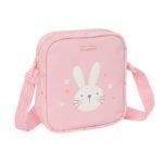 Safta Preescolar Bunny Bolsito Bandolera ROSA - Fácil Limpieza