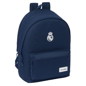 Mochila Real Madrid Chica Marino Doble Portátil 15.6" USB SAFTA