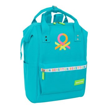 Benetton Summer Mochila Portátil 13'' Azul - Estilo y Confort Escolar