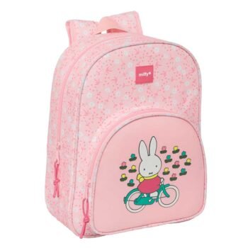 Miffy Flores Mochila Infantil Adaptable a Carro Rosa Palo SAFTA