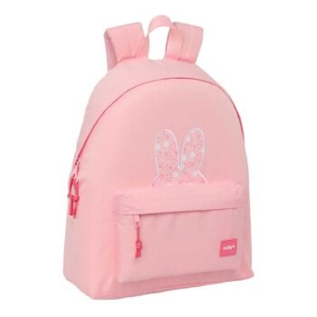 Mochila Infantil Miffy Flores Rosa Palo SAFTA