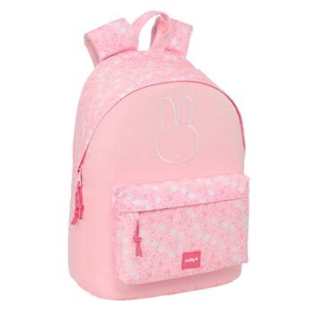 Miffy Flores Mochila Portátil 14.1" Rosa Palo
