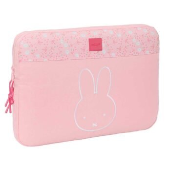 Miffy Funda Protectora para Portátil 15,6'' Diseño Flores Rosa