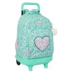 Articulos Safta Cuore Mochila con Ruedas Extraíble Menta - Ideal Infantil