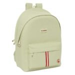 El Ganso Basics Mochila Doble Portátil 15,6" USB Antirrobo Beige