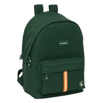 El Ganso Basics Green: Mochila Doble Portátil 15.6" USB Verde