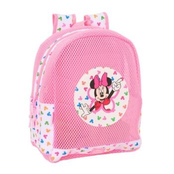 Mochila Disney Minnie Mouse Anti-Arena Rosa para Playa Infantil SAFTA