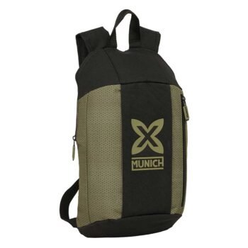 Munich West Mini Mochila Cremallera Vertical Infantil VERDE/NEGRO