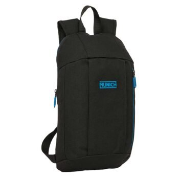 Munich Road Mini Mochila Infantil Cremallera Vertical Negro