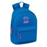 Benetton Basics Azulina Mochila Portátil 14.1" Azul