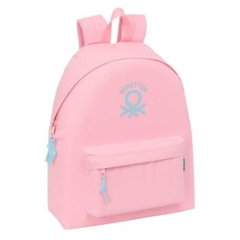 Mochila Benetton Basics Rosa Pastel SAFTA - Infantil Oficial