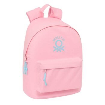 Benetton Basics Mochila Portátil 14.1" Rosa Pastel