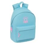 Benetton Basics Mochila para Portátil 14,1" Celeste