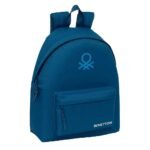 Benetton Basics Mochila Infantil Marino Oficial SAFTA