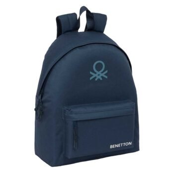 Mochila Infantil Benetton Basics Antracita SAFTA | Ergonómica y Ligera