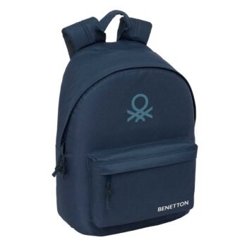 Benetton Basics Antracita Mochila Portátil 14.1" para Negocios