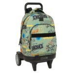 Safta Graffiti Zone Mochila Grande con Ruedas Extensible Lavable