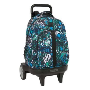 Articulos Safta Graffiti Go - Mochila Escolar Grande con Ruedas Extensible