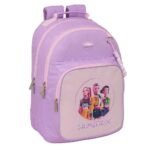 Mochila Doble K-Pop Demon Hunters Iconic Adaptable Carro SAFTA LILA