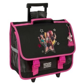 K-Pop Demon Hunters Energy Cartera con Carro Negra