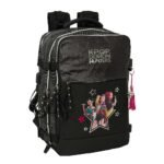 K-Pop Demon Hunters Energy | Mochila Viaje Cabina Portátil 15.6'' Negra