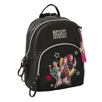 K-Pop Demon Hunters Energy Mini Mochila NEGRA