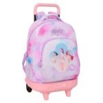 K-Pop Demon Hunters Artist - Mochila Ruedas Compacta Extraíble Multicolor