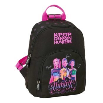 K-Pop Demon Hunters Mini Mochila Negra