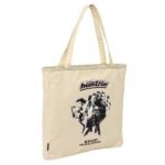 K-Pop Demon Hunters Star Tote Bag con Cremallera - Beige/Negro