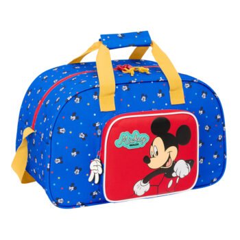 Bolsa Deporte Disney Mickey Mouse Good Day Azul SAFTA Original