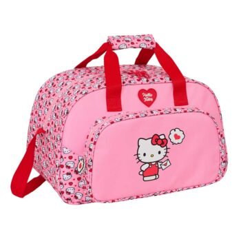 Hello Kitty Bolsa Deporte Infantil Rosa SAFTA con Bandolera
